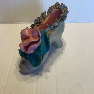 Vintage Porcelain Miniature Shoe